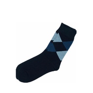 Payless Club Culture Mens Argyle Crew Socks - Black_17
