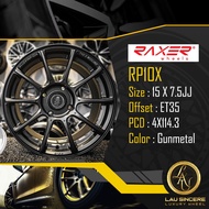 Raxer RP10X 15 X 7.5JJ 4X114.3 Gunmetal