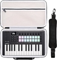 Case for Novation Launchkey Mini 25 MK4 / MK3 / FLkey MIDI Keyboard Controller, Travel Carrying Case