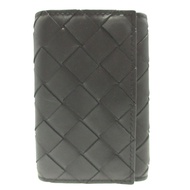 Bottega Veneta Intrecciato 630336 黑色皮革男士六鑰匙包 0266 [二手]BOTTEGA VENETA極佳