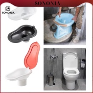 SONONIA Portable Construction Site Toilet Temporary Travel Toilet 15.7x9.4x6.3inch Simple Installati
