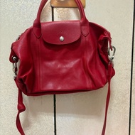 《限時大降價》Longchamp 絕版小羊皮 9成新 尺寸S 唯底部有正常使用痕跡