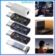 KOK Type C Sound Frequency Adapter To 3 5mm Port with Decoding Chip Seamlessly Music Experience Suit