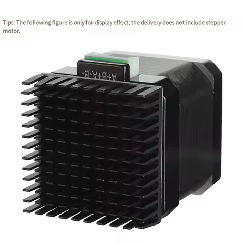 GW-Stepper Motor Heat Sink Aluminum Extruded Heatsink For Bambu Lab X1/X1C/P1P/P1S/A1/A1 Mini, Creal