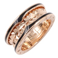 [Used] Bulgari BVLGARI Ring - B-zero1 Rock Ring, Ceramic, K18PG (Pink Gold), B-zero1 Rock Ring, Cera