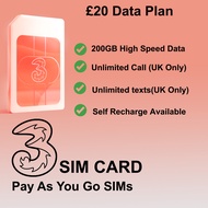 UNITED KINGDOM 3UK SIM CARD