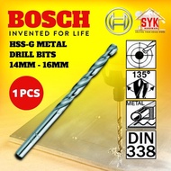SYK BOSCH Drill Bit Metal HSS-G Rotary Hammer Drill Bit (1Pcs) 14.0mm - 16.0mm Mata Drill Besi Mata 