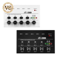 4 Channels Audio Mixer Portable Ultra Low-Noise Mixer Mini Stereo Mixer Audio USB Mixer for Recording Studio