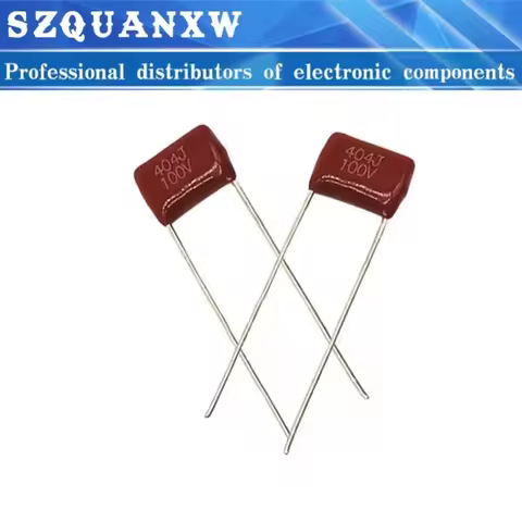 10PCS 100V404J 0.4UF Pitch 7.5mm 400nf 404 100V igmopnrq CBB Polypropylene film capacitor new