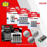 ORIGINAL MAXELL ALKALINE AA / AAA / 9V / C / D HEAVY DUTY BATTERY (2PCS) (4PCS) (8PCS) LR6 LR06 LR3 