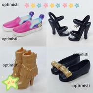 OPTIMISTI Doll High Heels, 10 Styles Quality 1/6 Doll Shoes, High Quality Female Doll Shoes 30cm Dol