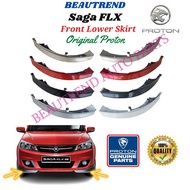 Proton Saga FLX Front Lower Skirt Spoiler Lips Original SE SV Bumper Bawah Skirt 2010 2011 2012 2013