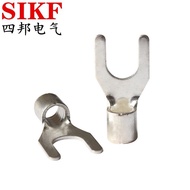 Wire Fork///12Y Cold Press UT1.5-3UT1-310 Bare Terminal 4// 4/5 Nose Copper Wire 6 Terminals/8-Prong