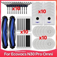 Ecovacs Debot N30 Omni / N30 Pro Omni Robot Vacuum Cleaner Accessories Main Brush Side Brush Hepa Fi