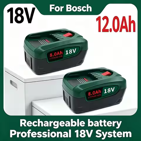 For Bosch PBA Rechargeable Battery 8000mAh 18V For Bosch Power Tools AL1880CV AL1810CV AL18815CV AL1