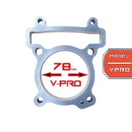 ASHUKA ENGINE BLOCK ALLOY SPACER GASKET [ VPRO DIAMETER 78MM ] * 18MM 19MM 20MM *  LC135 / Y15