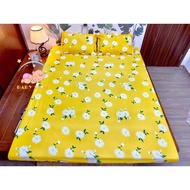 Bed sheets, bed sheets, all sizes HCMC - code G1228, yellow daisies