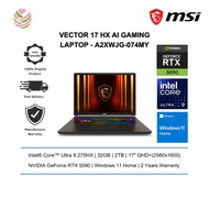 MSI Vector 17 HX AI A2XWJG-074MY 17" QHD+ Gaming Laptop ( NVIDIA® GeForce RTX™ 5090, Ultra 9 275HX, 