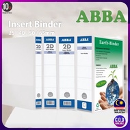 Abba 2D Ring File PVC A4 White 25 / 40 / 50 / 65mm Fail Puith File Organiser