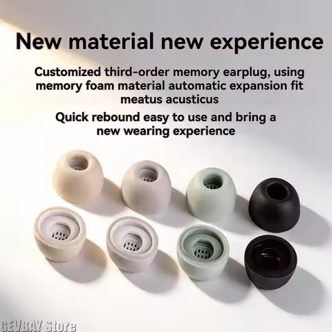 For Huawei FreeBuds Pro 5 Memory Foam Eartips Wireless Bluetooth Earphone Case for FreeBudsPro4/pro3