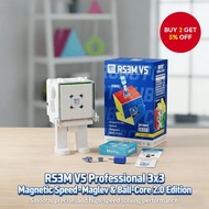 MOYU RS3M V5 3x3x3 Magnetic Speed Cube Rubiks Cube 3x3 Smooth Solving Savior 3D Puzzle Magic Toy Gif