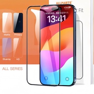For IPhone16 15 14 13 12 11Pro Max Xs Max Xr X 8 7 6SP Tempered Glass Screen Protector HD Privacy Ma