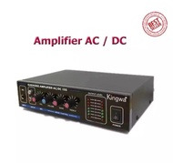 KINGWA เครื่องขยายเสียง AC/DC USB MP3 /SD CARD HI-FI AMPlifier KARAOKE รุ่น KW155