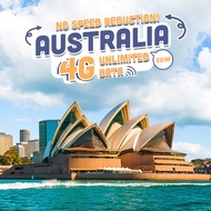 Australia Optus eSIM Unlimited Data 3-15 Days 4G High Speed Data