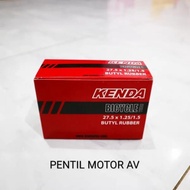 Bike INNER TIRE SIZE 27.5 X 1.25/1.50 KENDA VALVE AV MOTORCYCLE FOR HYBRID BIKES