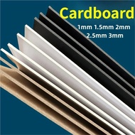 Mandik A4/A3/A5 Hard Cardboard Thick Paper, Student DIY Craft Mat, White Black Kraft Cardstock, Mode