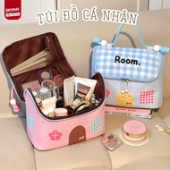 Dopamine Portable Bag, Waterproof Large Capacity Cosmetic Bag