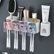 Bộ Nhả Kem Đánh Răng ECOCO/ ASWE Tự Động Kệ Để Đồ Phòng Tắm Cao Cấp Bộ Nhả Kem Đánh Răng Tự Động OEN