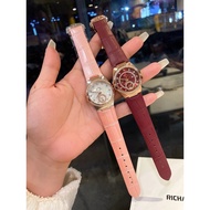 Omega Omega Constellation Series Wrist Watch 34mm Red Dial Quartz Women's Watch Omega Constellation 