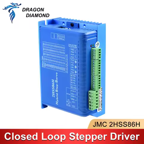 JMC 2Phase 24-75VAC 30-110VDC Closed Loop Stepper Servo Driver 2HSS86H for NEMA34 Motor CNC Engravin