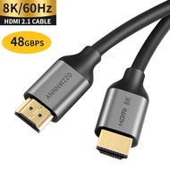 Hdmi 2.1 Cable 8K 60Hz 4K 120Hz Uhd Hdr High Speed 48Gbps Hdmi Cable For Ps5 Splitter Switch Tv Digital Cables 8K Hdmi 2
