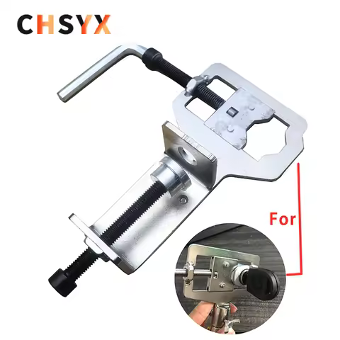 Adjustable Metal Practice Lock Vise Clamp Locksmith Tools Softcover Type Practice Lock Vise Clamp Hi