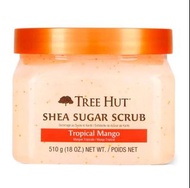 Tree Hut Shea Sugar Scrub 510g 18oz Tropical Mango 乳木果 身體磨沙