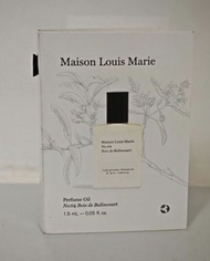 新品現貨✅️ MAISON LOUIS MARIE 香氛油香水油 No. 4 Bois De Balincourt Perfume OIL 1.5ml NEW