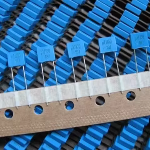 100pcs Polypropylene Safety Plastic Film Correction Capacitor 100V 102 222 472 103 473 104 474 1nF 1