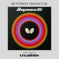 (100% Authentic) Butterfly DIGNICS 05 Table Tennis Rubber Getah Ping Pong