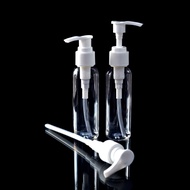 BOTOL PLASTIK 100ML CLEAR TUTUP PUMP / BOTOL CLEAR 100ML PUMP BOTOL ISI ULANG