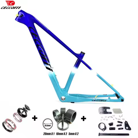 CECCOTTI New arrivel Hardtail Mountain Frame Max loading 250kgs 29er MTB Factory price warranty 2 ye