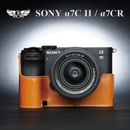 [TP ORIG] Camera Leather Case Suitable For SONY a7CII/a7CR/A7C2 Dedicated [Free Hand Strap]