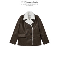 Long LEATHERJacket with Fur Lining 67PERCENT/67% - WILD LEATHER COAT