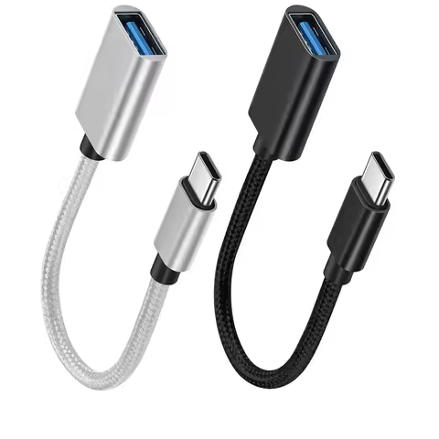 OTG USB to Type C Adapter Type C Cable Adapter Connector for Xiaomi Samsung S20 Huawei OTG Data Cabl