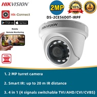 Hikvision CCTV 2MP Full HD Smart IR Turret Camera CCTV Camera Wired Indoor Night Vision Security Camera Analog Camera