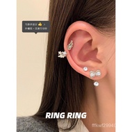 Earrings Bone Edge Angel Earrings Earrings Ring Nails Wings Stars Starlight Titanium Wings Earrings 