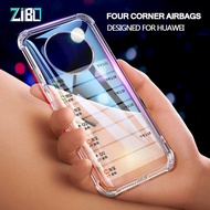 Shockproof Transparent Phone Case For Huawei P20 P30 P40 P50 Mate 20 30 40 Pro Nova 3i 5T  Soft Silicone Back Cover Clear Protective Casing