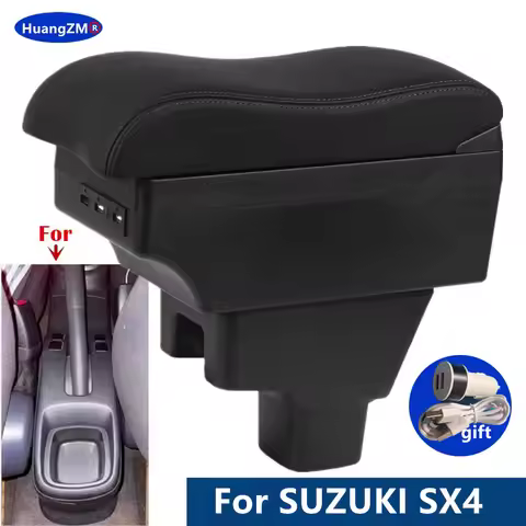 Car Armrest for SUZUKI SX4 Armrest Box for SUZUKI SX4 Storage Box Dedicated Retrofit Parts Interior 