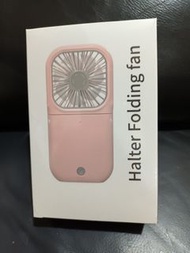 halter folding fan摺疊式手提風扇仔可掛頸及USB差電30元